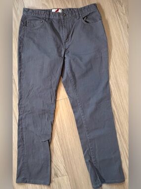 Best Made Co Men's 33x30 Straight Fit 5 Pocket Gray Jeans Stretch